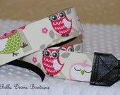 Custom personalized camera strap D/SLR Cannon Nikon owls
