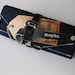 The Mopha Tool Roll - Navy with Black Toe Strap