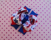 Patriotic Stars Boutique Bow