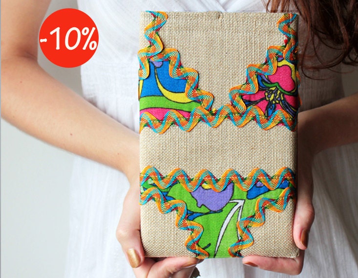 iPad mini case - Bikini - Funny iPad mini case - Multicolor - Burlap cotton - Spring and Summer iPad fashion