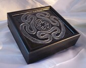 Hecate's Wheel Altar Box, Charm / Keepsake Box  - S&H Included