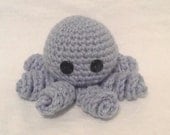 Crocheted Octopus Amigurumi in Periwinkle