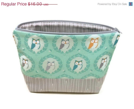 Mothers Day Sale cosmetic pouch makeup pouch owls