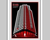 Die Hard - Screenprint Poster - 18x24 - Limited Ed. 100 - S&N