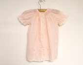 1960's Petal Pink Italian Dress and Matching Bloomers