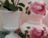 Vintage Milk Glass Lamp
