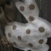 Burlap Door Hanger Bunny with Tail