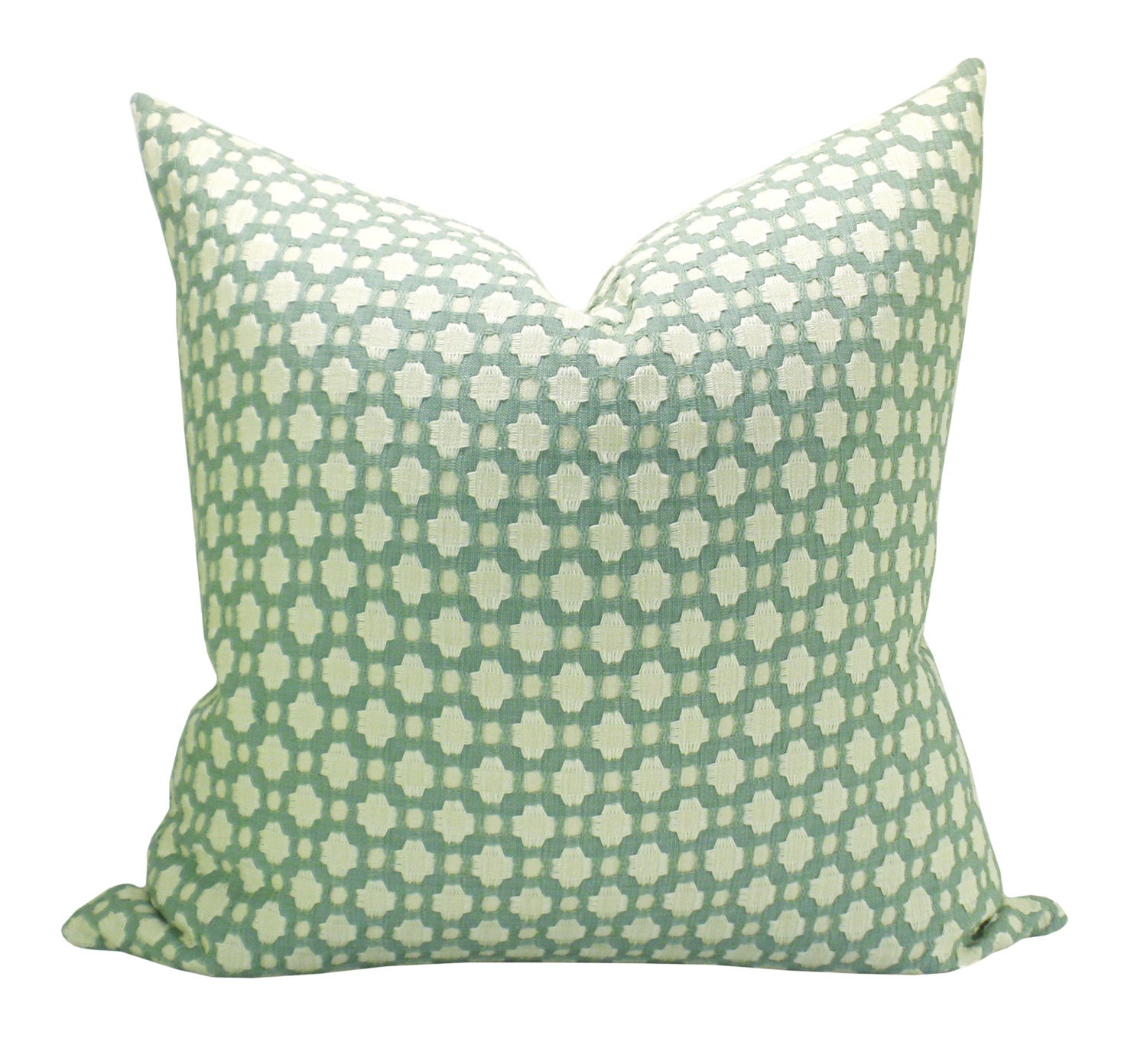 Betwixt pillow cover in Water/Ivory - 20 x 20
