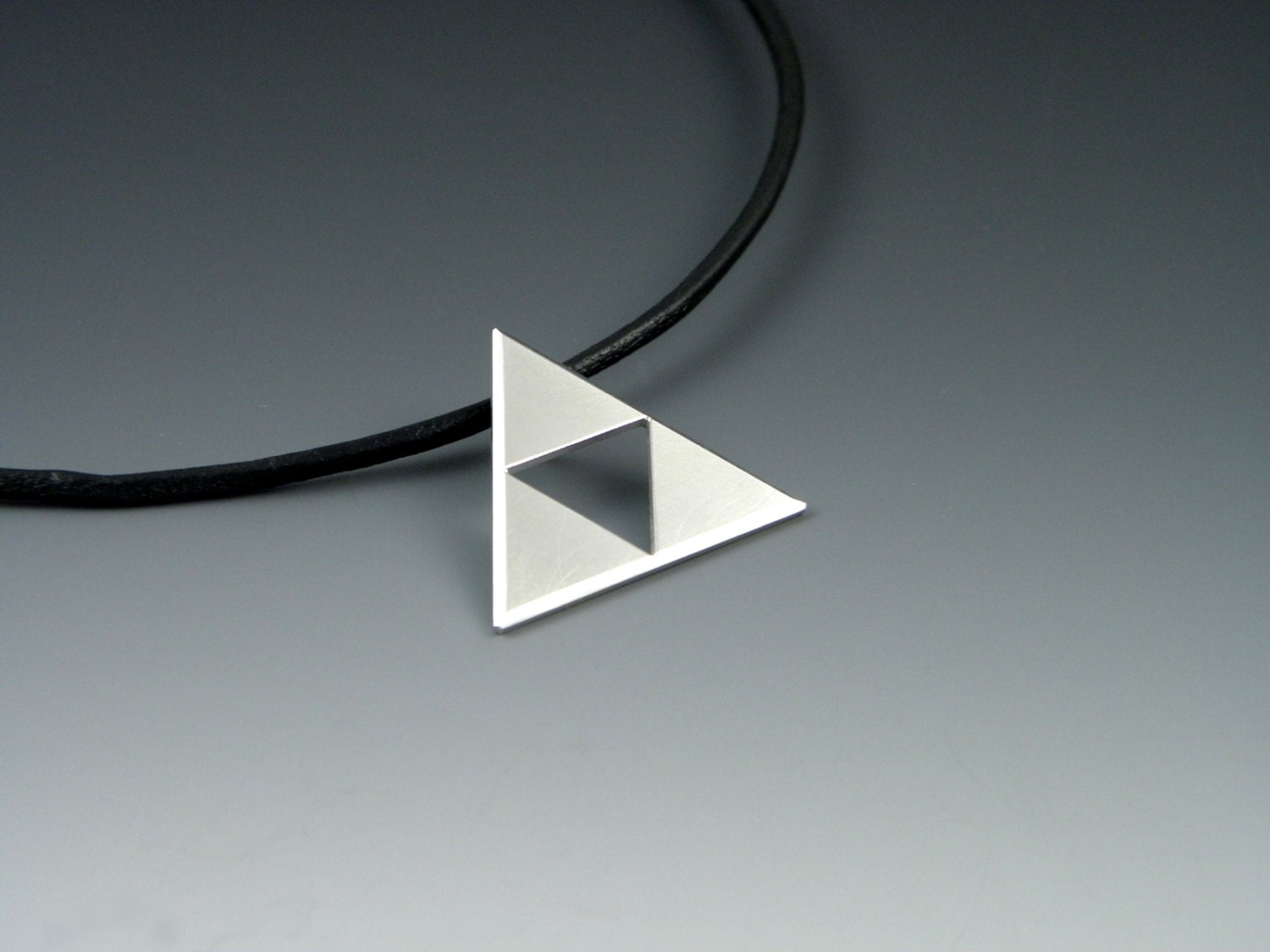 Sterling Silver Triforce Pendant