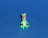 Polymer Clay Mint Green Bunny