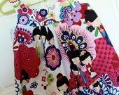 Sakura Ruffle Toddler Girls Dress (1T Ready to Ship)