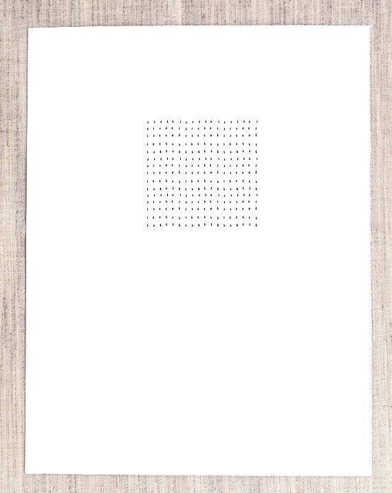 Little Seeds Print, Black and White