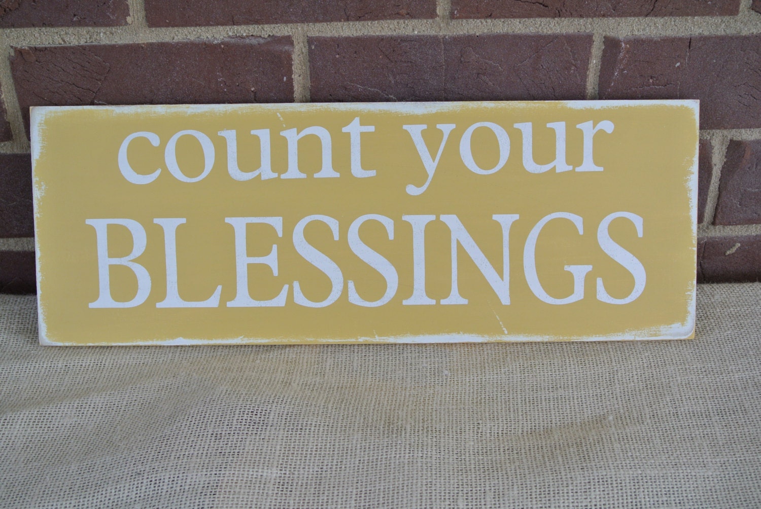 count your blessings buttercup painted wooden signs inspiring reminder home decor wooden sign