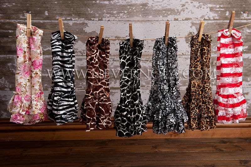 20 Colors Ruffle Bottom Stretch Lace Leg Warmers- One size fits most.