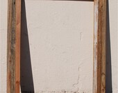 18x24 Random Shabby Quilt repurposed Wood picture art frame