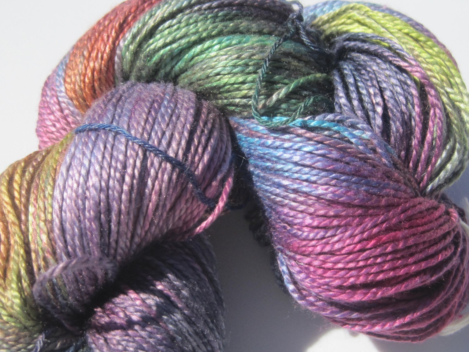 KFI Luxury Silk 100% Silk Luxury Collection Col 3 Blue Gold Purple 100g SK