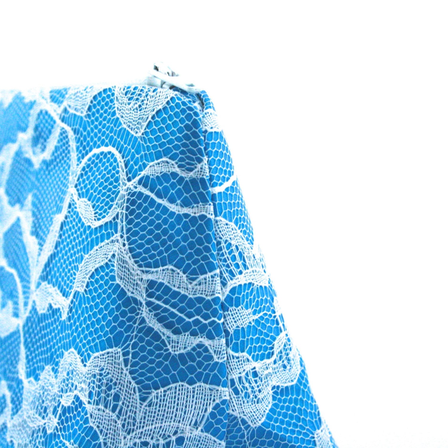 Bridesmaid Gift in Turquoise Blue/Aqua Wedding: Makeup Bag, Bridal Gift, Wedding Accessory, Clutch - Something Blue