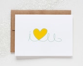 Card - Heart You - 1 pc
