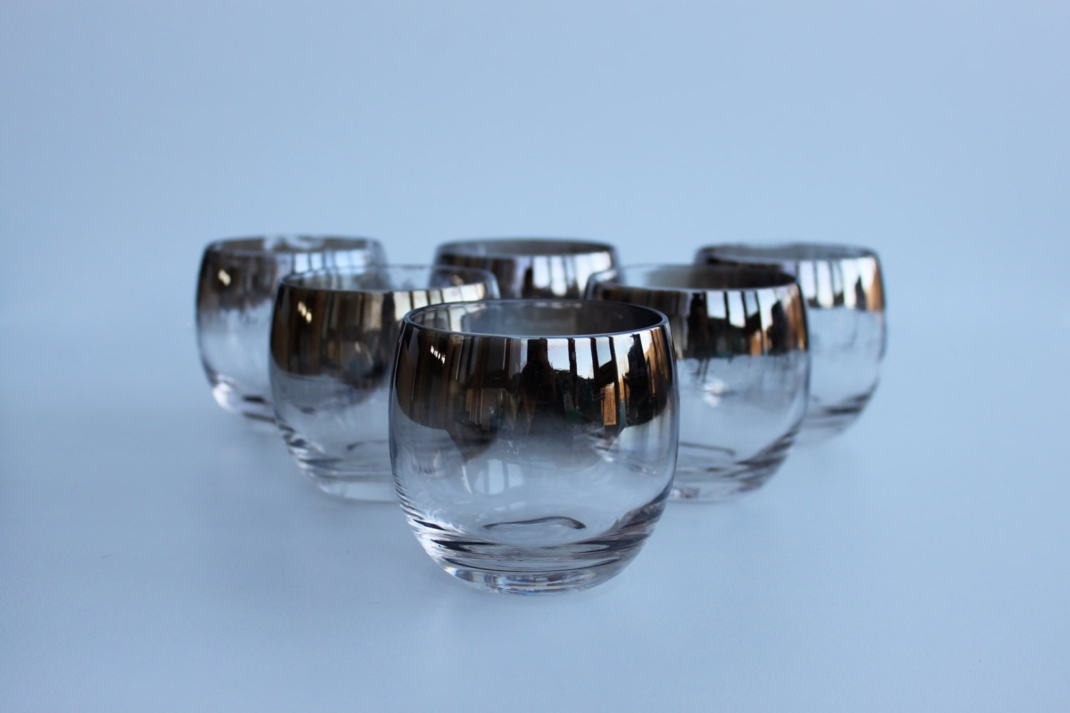 Set of 6 Rolly Polly low ball glass - Mid century modern
