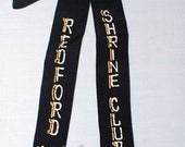 Vintage String Tie Masonic Shriners Club Michigan