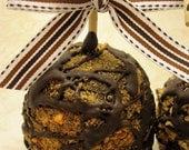 Father's Day - Any Two Candy Apples - Chocolate and Caramel With Your Choice of Toppings
