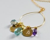 Gold necklace, gold charm...