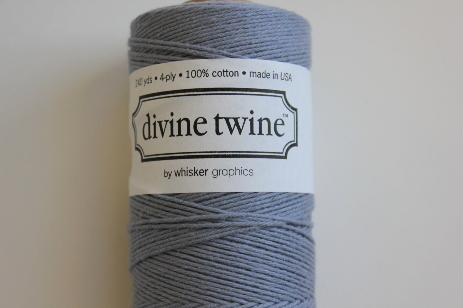 Divine Twine - 20 yards of Solid Gray
