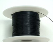 Satin Ribbon - Whole Spool - 100 yds 1/8" Black