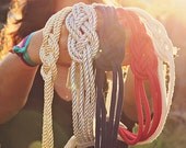 I Think Naut, Nautical Knot Headband Your Choice of Color