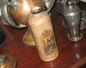 Antique French Stoneware Liquor Bottle La Vieille Noix