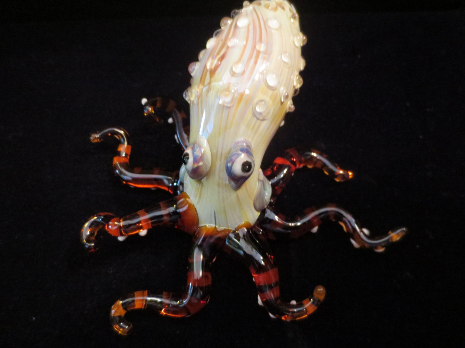 Blown Glass Pipe - Octopus Pipe - Tobacco Pipe - Octopus - Boro