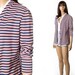 Vintage nautical striped cardigan top