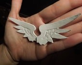 Leather Wing Hair Clip Pair