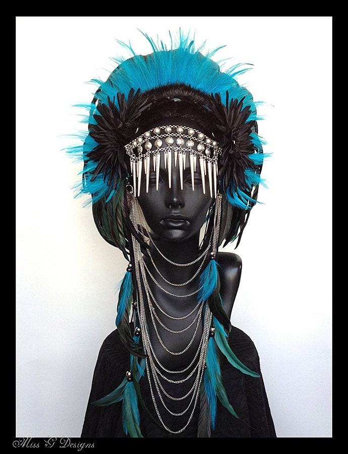 MADE TO ORDER Large  Warrior Headdress