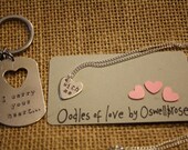 I carry your heart with me necklace and key ring...