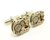 Steampunk Watch Cuff Link, Antique Cufflinks from Watch Movements