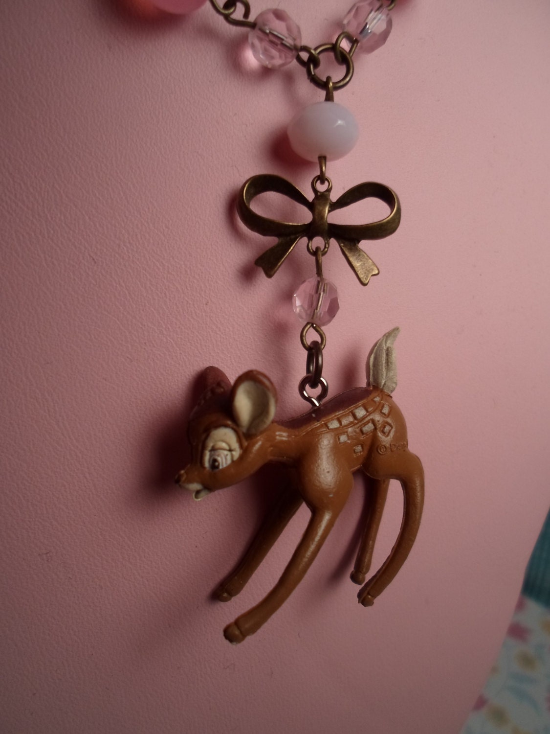 Sweet Fawn Kawaii Woodland Necklace