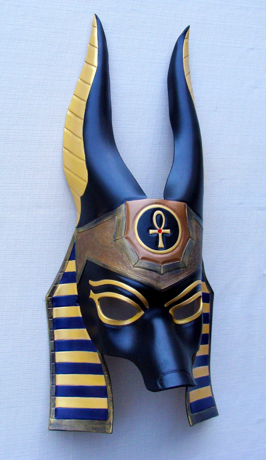 Made To Order: Egyptian Jackal Anubis Leather Mask