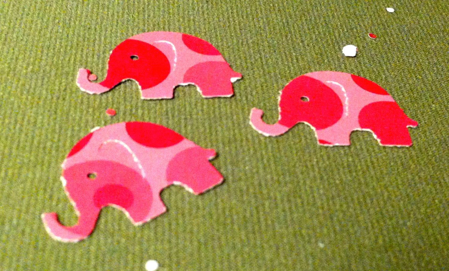 50 pink with pink bubbles MODERN ELEPHANT DECOR  Baby Shower Confetti, Birthday party ,scrapbooking, cards 50 cs