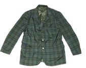 Vintage Plaid Suit / Blazer Jacket - M/L