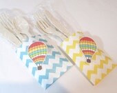 Chevron Hot Air Balloon Party Favor Goodie Bags