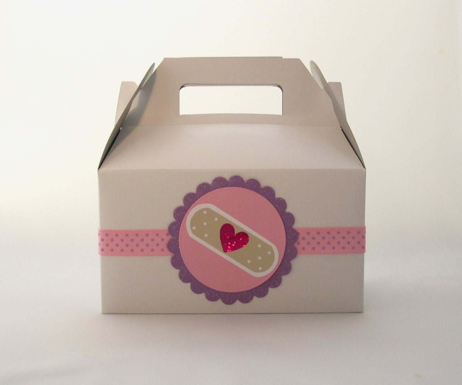 Set of 5 Gable Boxes for Doc McStuffins Party Favors