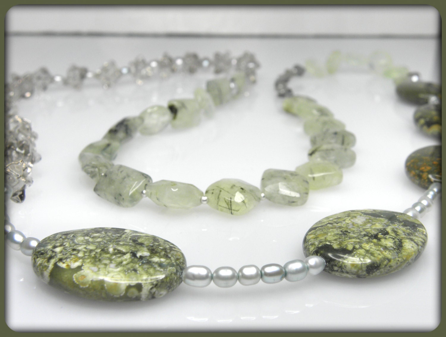 long strand necklace contemporary gift for doctor stone pearl modern jewellery designs