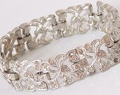 Vintage Art Nouveau Rhinestone Bracelet