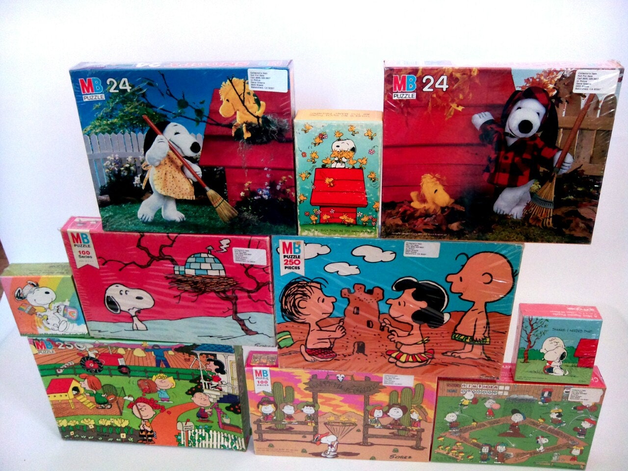 Charlie Brown and Snoopy Puzzle Collection Vintage Collectable