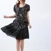 Women Tunic  chiffon shirt Have Belt decoration