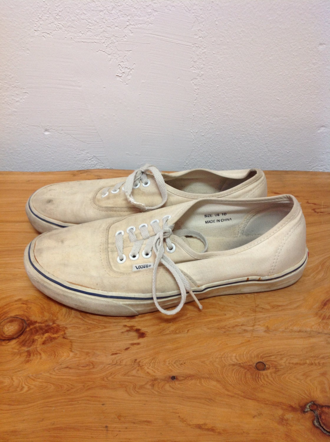 Vintage thrashed Vans size 10