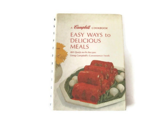 Vintage Campbell's Cook Book, Vintage Cook Book, Campbell's Cook Book 1970s