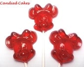 Buy 6 Get 6 Free - MINNIE MOUSE LOLLIPOPS - Pick Any Color and Flavor