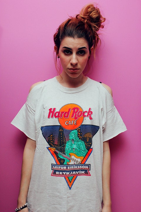Hard Rock Cafe DIY'd t-shirt